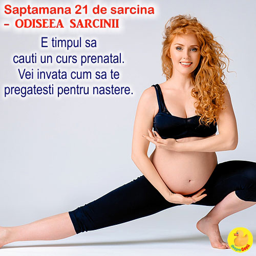 Cat de mare este burta in Saptamana 21 de sarcina: de acum bebe poate simti gustul mancarurilor care ii plac lui mami (VIDEO)